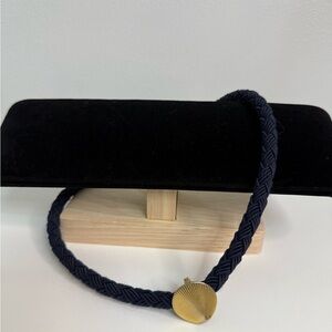 Elegant Navy and Gold Women's Necklace